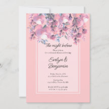 Floral Dusty Rose Rehearsal Dinner