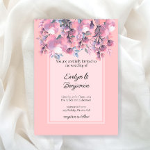 Floral Dusty Rose wedding 