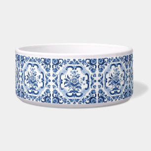 Floral Dutch Tiles Pattern
