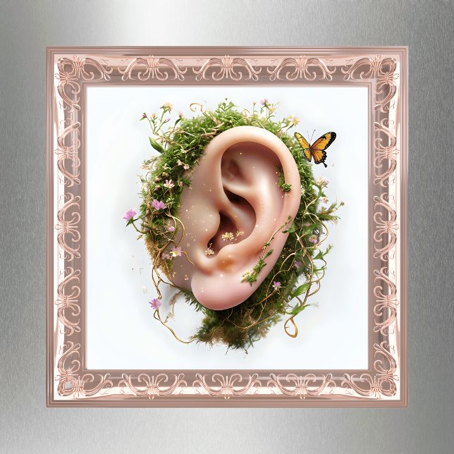 Floral Ear Wall Art (Creator Uploaded)