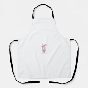 Floral Easter Bunny Apron