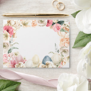 Floral Easter Egg Envelope