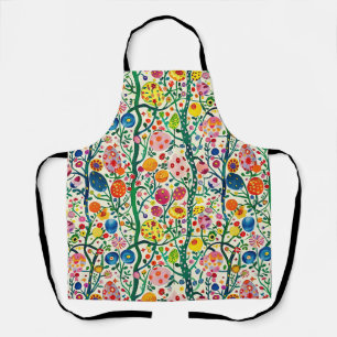 Floral Easter Egg Plant Apron
