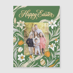 Floral Easter Photo Postcard - Personalised Botani