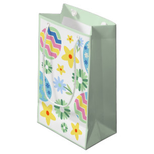 Floral Easter  Small Gift Bag