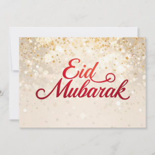Floral Eid Mubarak Holiday Card