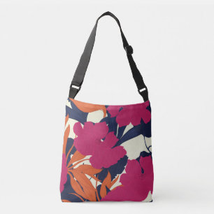 Floral elegance: abstract pattern crossbody bag