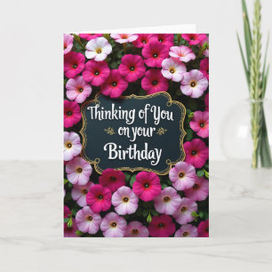 Floral Elegance Birthday Card