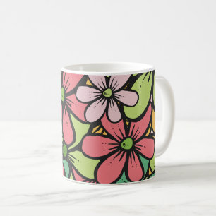 Floral Elegance Ceramic Mug