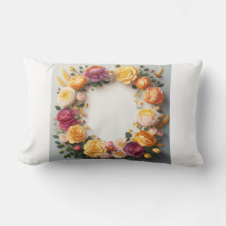 Floral Elegance - Decorative Flower Throw Pillow
