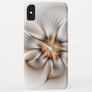 Floral Elegance Modern Abstract Fractal Art iPhone XS Max Case