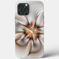 Floral Elegance Modern Abstract Fractal Art