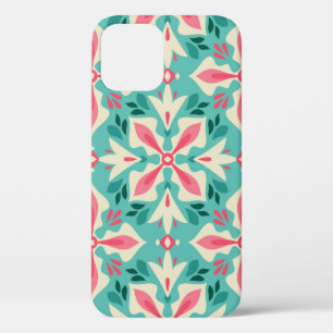 Floral elegance: seamless vintage motif. iPhone 12 case