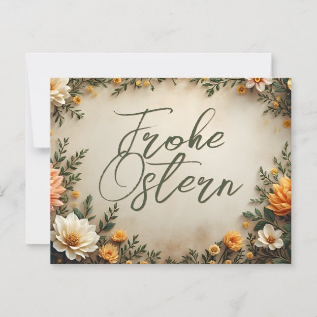 Floral Elegance - Springtime Easter Greetings (Front)