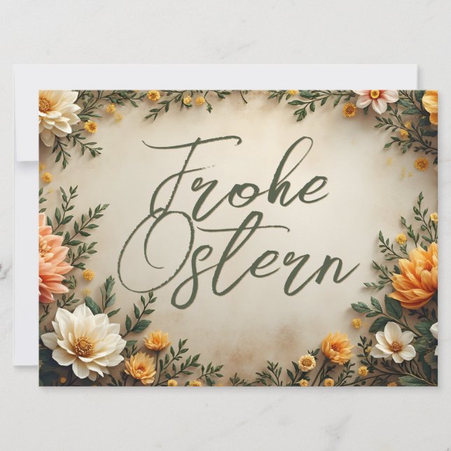 Floral Elegance - Springtime Easter Greetings (Front)