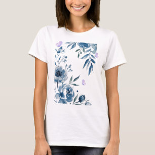 Floral Elegance Tee – Soft Pastel Blooms 
