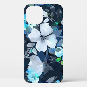 Floral Elegance Watercolor Pattern iPhone 12 Case