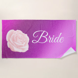 Floral Elegant Beach Towel