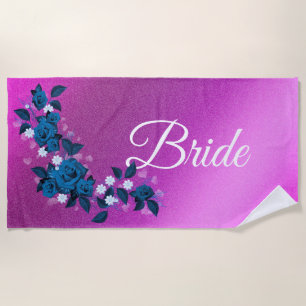 Floral Elegant Beach Towel