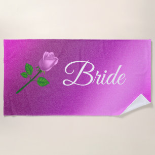 Floral Elegant Beach Towel