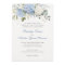 Floral Elegant Blue Hydrangea Greenery Wedding