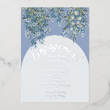 Floral Elegant Chic Foil Invitation