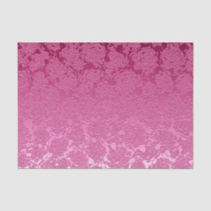 Floral Elegant Hot Pink Modern Chic Tissue Paper