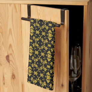 Floral Elegant Luxury Modern Collection Tea Towel