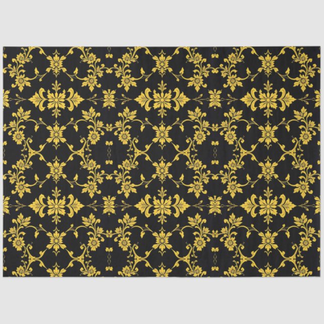 Floral Elegant Luxury Modern Collection Tissue Paper (Front)