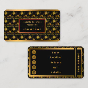 Floral Elegant Luxury Popular Collection Business Card