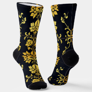 Floral Elegant Luxury Trendy Collection Socks