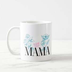 Floral Elegant Mama Flower Mother's Day Mug