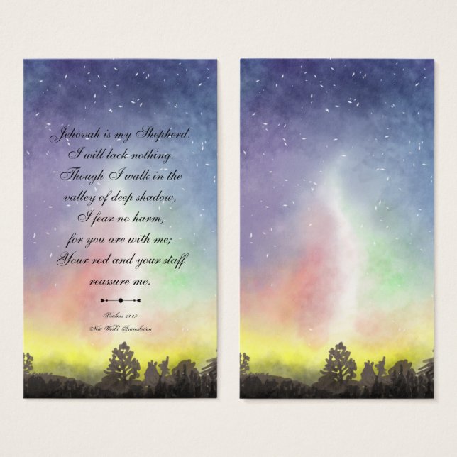 Floral Elegant Modern Religious Bible (Front & Back)