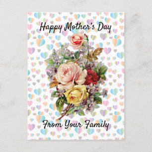 Floral Elegant Mother’s Day Design Holiday Postcard