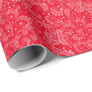 Floral Elegant (personalised Colour) Wrapping Pape Paper