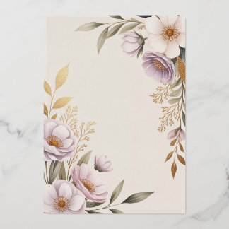Floral Elegant Wedding Invitation Template