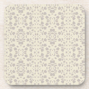 Floral Embossed Pattern Coaster