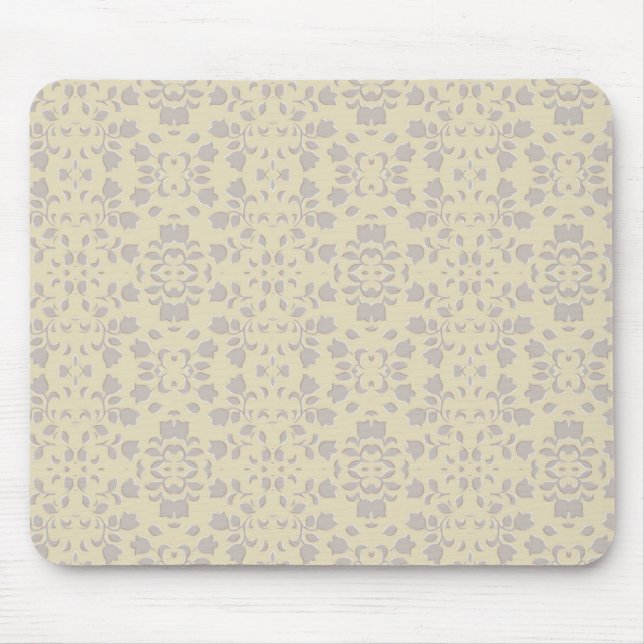 Floral Embossed Pattern Mouse Pad (Front)