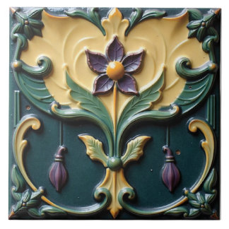 Floral Empress Ceramic Tile