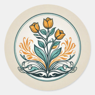 Floral Envelope Seal