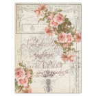 Floral Ephemera Decoupage Tissue