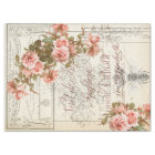 Floral Ephemera Decoupage Tissue