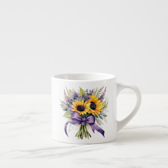 Floral  espresso cup (Right)