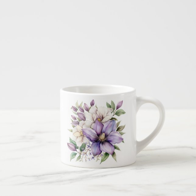 Floral  espresso cup (Right)