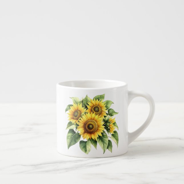 Floral  espresso cup (Right)