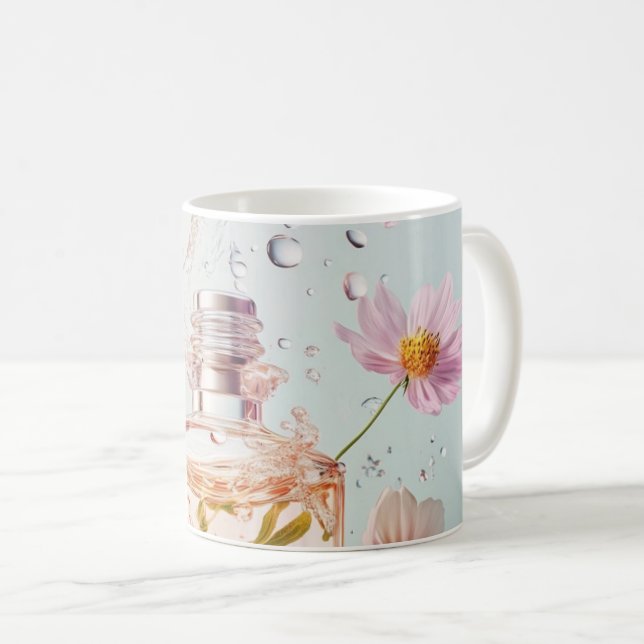 Floral Essence Perfume Coffee Mug (Front Right)