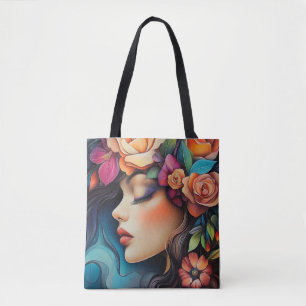 Floral Essence Tote Bag