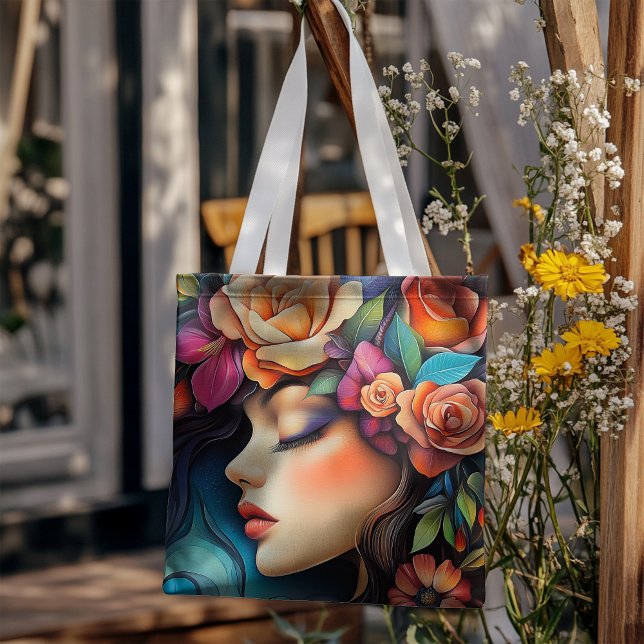 Floral Essence Tote Bag (Creator Uploaded)