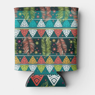 Floral Ethnic Doodle: Gentle Vintage. Can Cooler