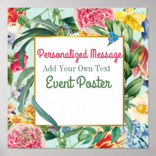 Floral Event Poster